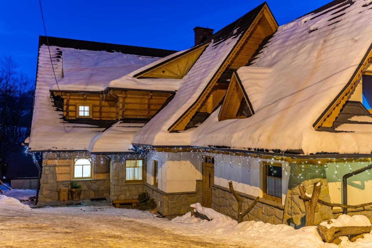 Apartamenty Willa Olsza Wood House & Mountain View & Sauna Zakopane Bagian luar foto