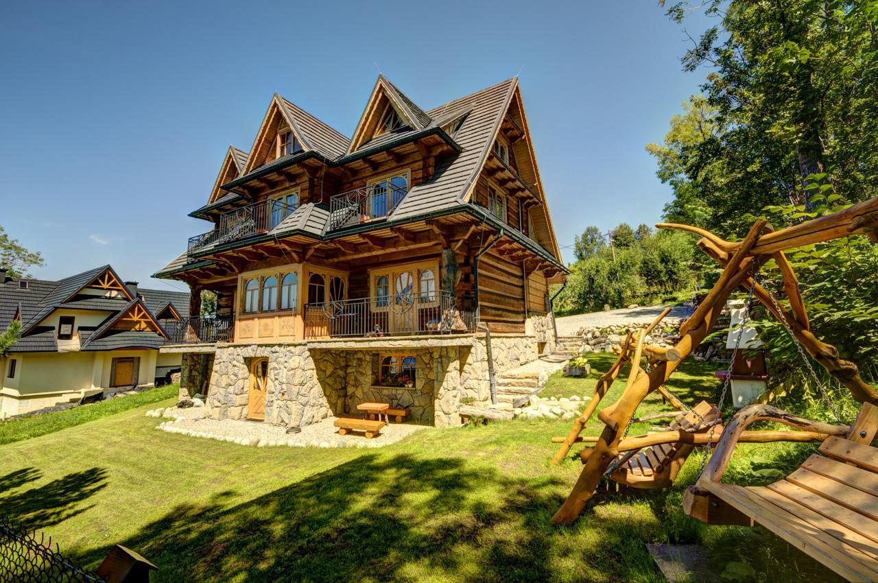 Apartamenty Willa Olsza Wood House & Mountain View & Sauna Zakopane Bagian luar foto