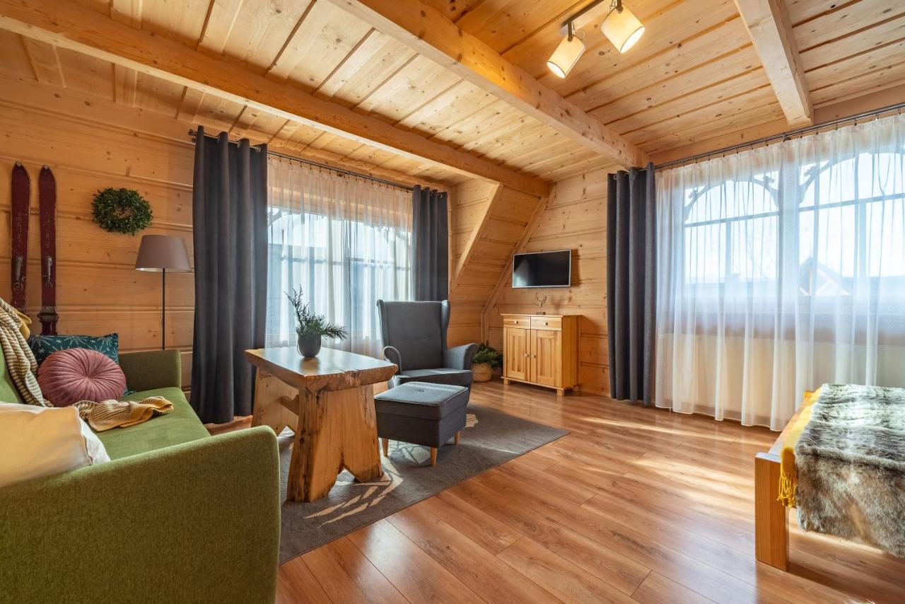 Apartamenty Willa Olsza Wood House & Mountain View & Sauna Zakopane Bagian luar foto