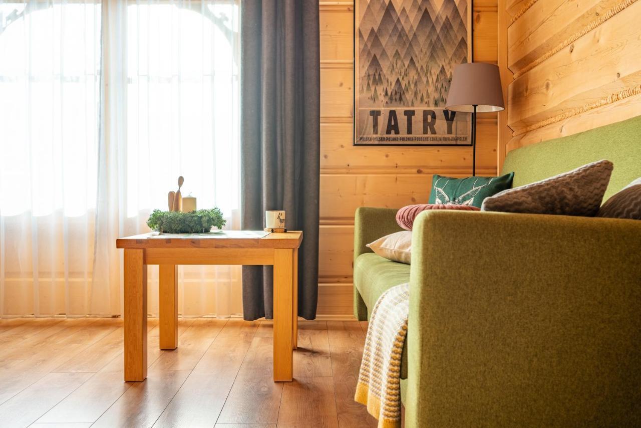 Apartamenty Willa Olsza Wood House & Mountain View & Sauna Zakopane Bagian luar foto